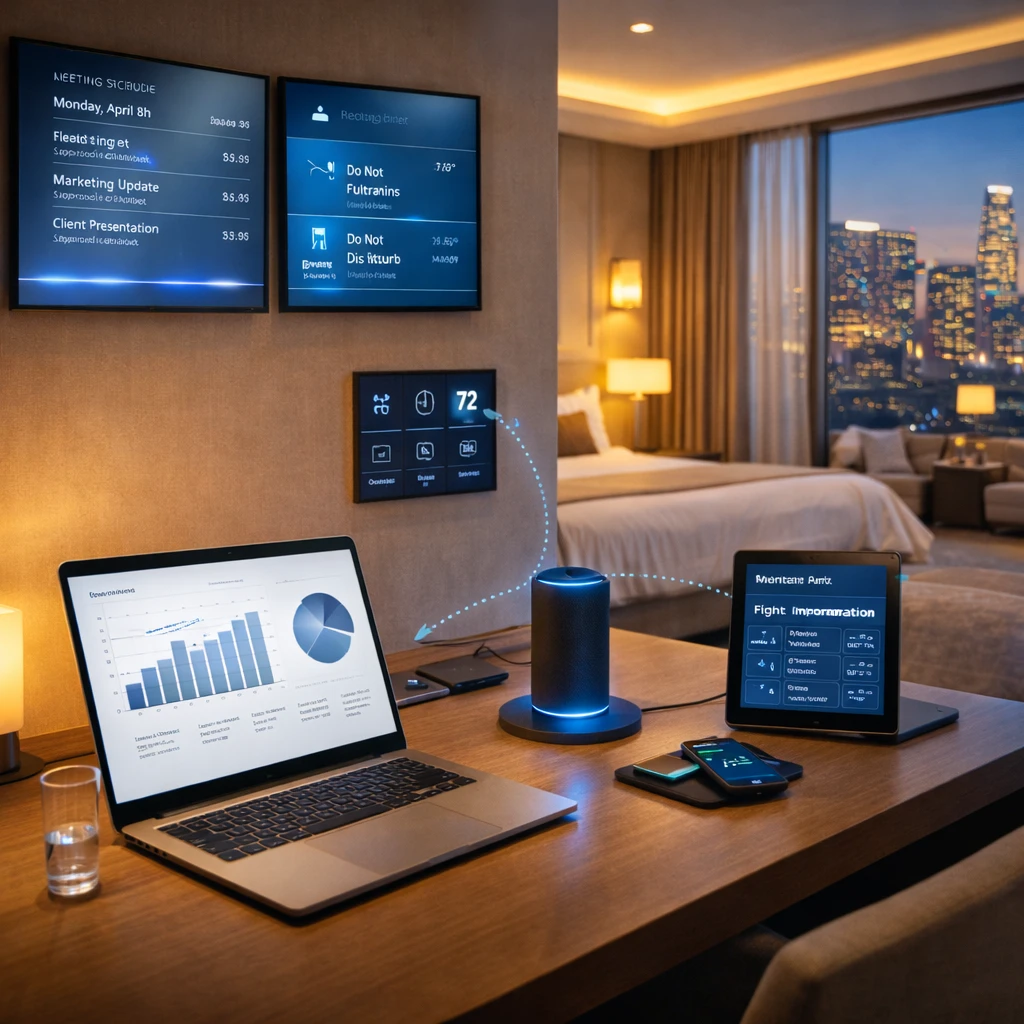 Technology Enhancing Business Hotel Stays